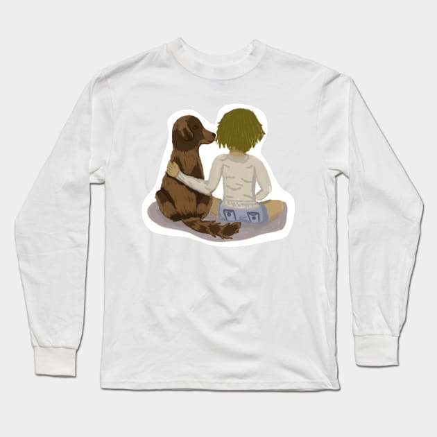 At least my dog loves me Long Sleeve T-Shirt by Antiope